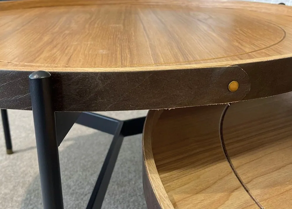 Round edged coffee table