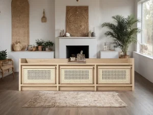 میز تلویزیون سفید